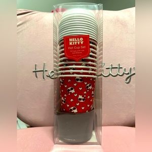 Red hello kitty Valentine’s Day hot cups!!